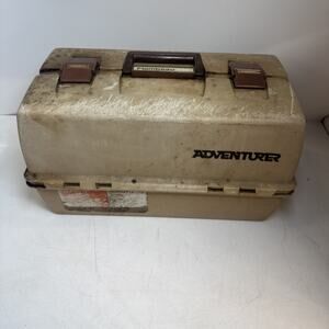 Vintage 1999 Flambeau Adventurer Tackle Box With Patena